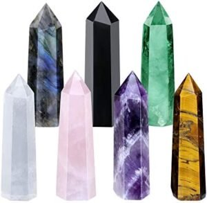 Mix Gemstone Massage Healing Wands