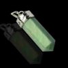 Nature's Radiance Green Mica Point Cap Pencil Pendant