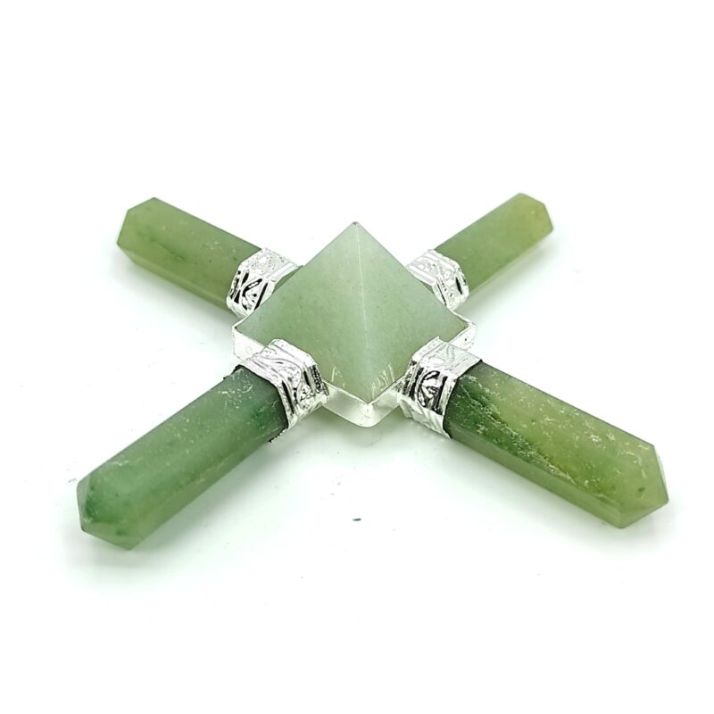 Serene Vitality Green Aventurine Pyramid Energy Generator