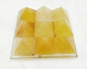 Yellow Aventurine Pyramid Plate