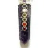 Amethyst 7 Chakras Bridge Pendant