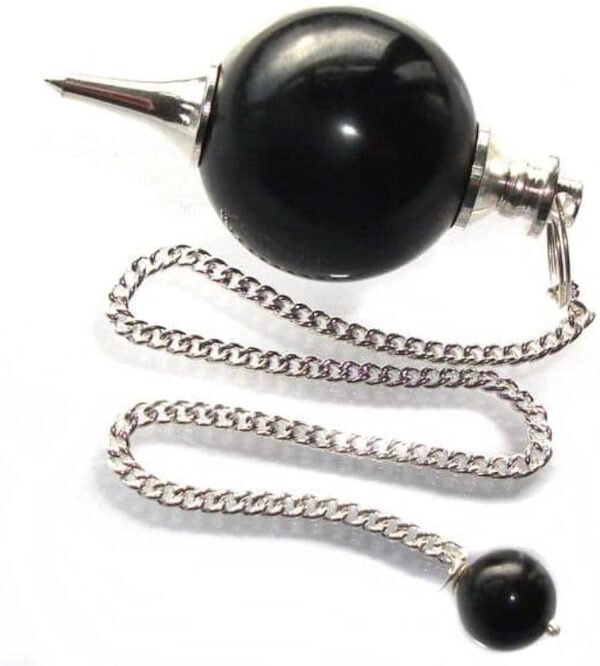 Black Tourmaline Ball Pendulum