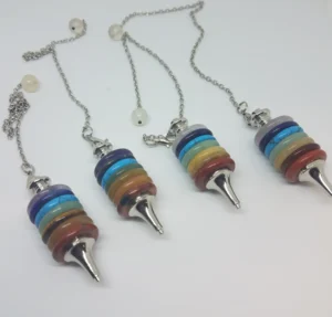 Chakra Stones Disc Pendulum