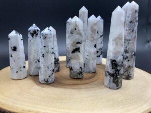 Radiant Rainbow Moonstone Reiki Towers