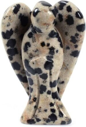 1 Inch Dalmatian Agate Angel