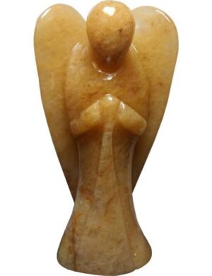 1 Inch Golden Quartz Agate Angel