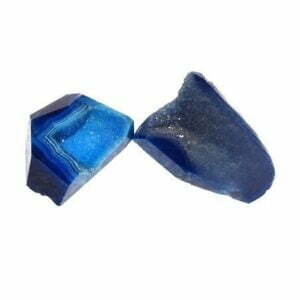 Blue Druzy Agate Stone