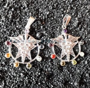 Chakra Star Metal Pendants