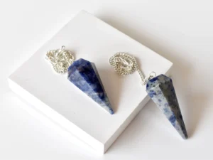 Clarity Seeker Sodalite Faceted Pendulums