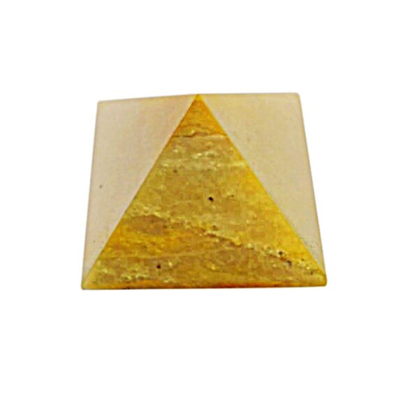 Golden Quartz Agate Stone Pyramid