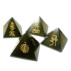 Harmonic Black Agate Reiki Pyramids