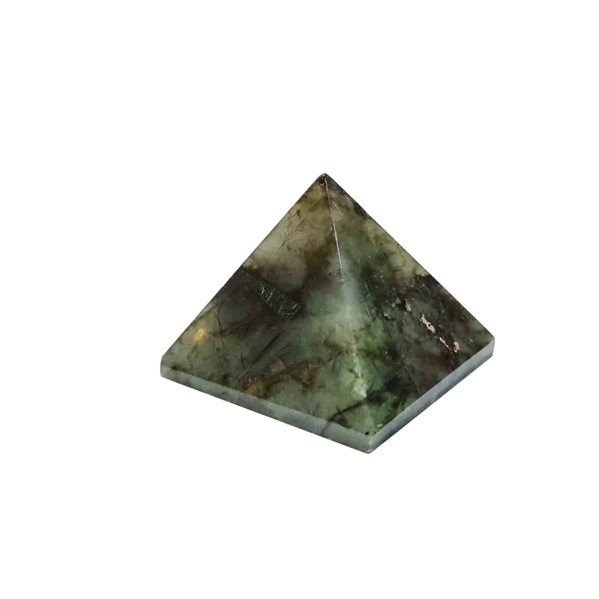 Labrodorite Agate Stone Pyramid