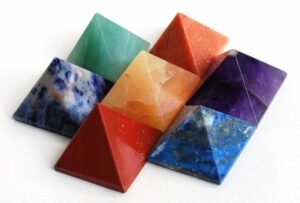 Mix Agate Stone Pyramid