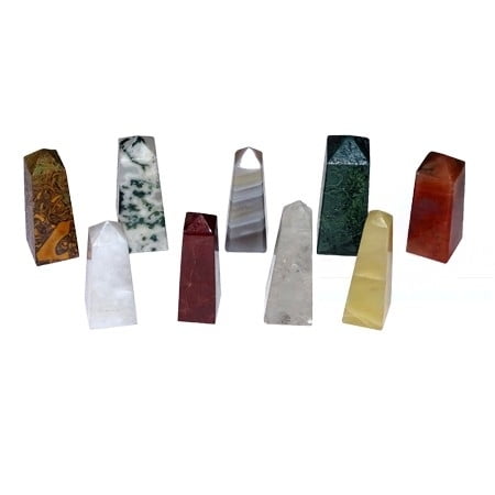 Mix Agate Stone Tower