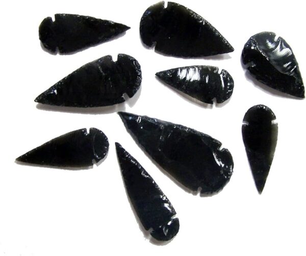 Obsidian Sentinel 7-Inch Black Arrowheads