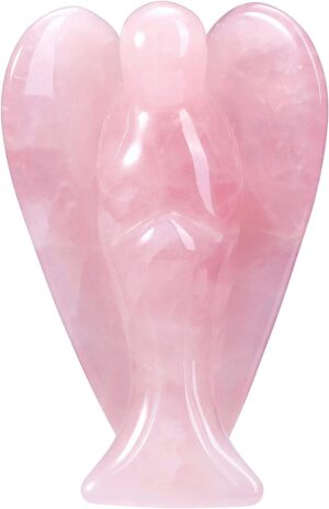 Rose Quartz Stone Healing Crystal Angels
