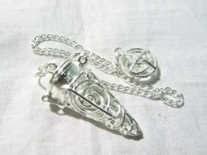 Silver Elegance Cage Metal Pendulum