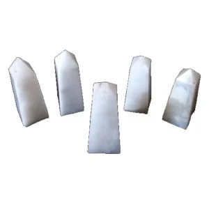 White Moonstone Agate stone Tower