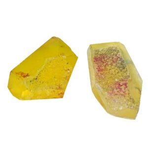 Yellow Druzy Agate Stone