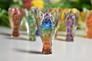 Radiant Chakra Layered Orgone Large Angels