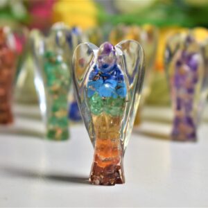 Radiant Chakra Layered Orgone Large Angels