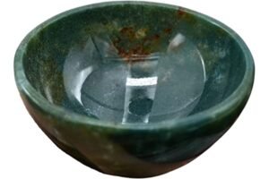 2 Inch Bloodstone Gemstone Agate Bowl