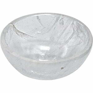 2 Inch Crystal Quartz Gemstone Bowl
