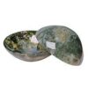 3 Inch Moss Agate Bowl