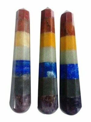 Seven Chakra Bonded Healing Massage Wands