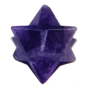 Amethyst Small Merkaba Star