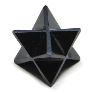 Black Agate Big Merkaba Stars