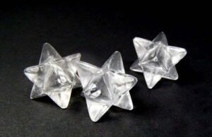 Clear Crystal Quartz Small Merkaba Stars