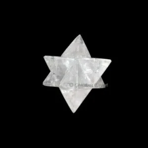 Crystal Quartz Big Merkaba Stars