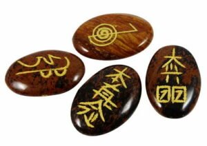 Marconi Obsidian Oval Reiki Set