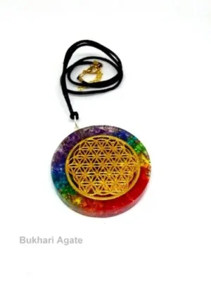 Mix Chakra Stones Orgone Pendant