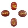 Red Jasper Reiki Oval Set