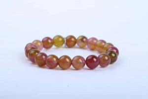 Watermelon Tourmaline Beaded Bracelets
