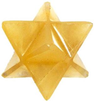 Yellow Aventurine Big Merkaba Stars