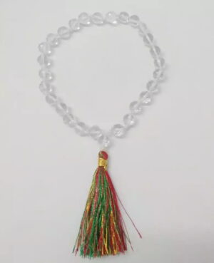 Crystal Quartz 33 Beaded Japmala Necklace