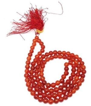 Red Carnelian Japmala Necklace