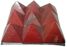 Red Jasper Vastu Pyramid with 9 Pyramids