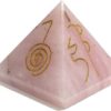 Rose Quartz Reiki Pyramid