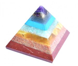 7 Chakra Bonded Healing Pyramid