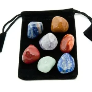 7 Chakra Tumbled Stone with Pouch