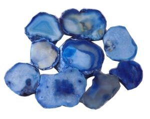 Indian Agate Blue Onyx Slices