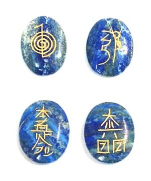 Lapis Lazuli Oval Reiki Set