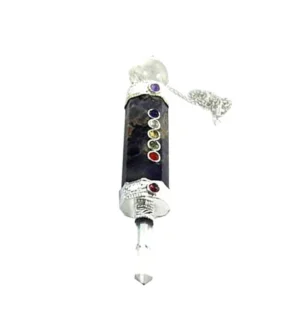 Tiger Eye 7 Chakra Healing Stick Cum Pendulum