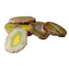 Yellow Onyx Indian Agate Slices Cum Coasters