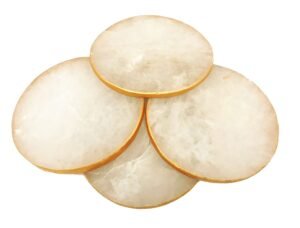 White Agate Coasters