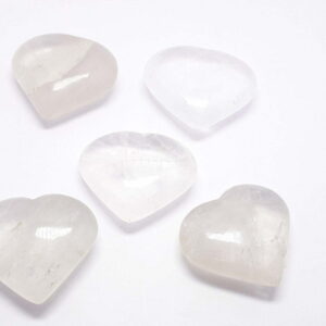 Selenite Heart Crystals